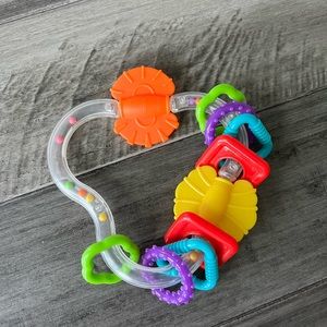 Colorful baby rattle Teether toy